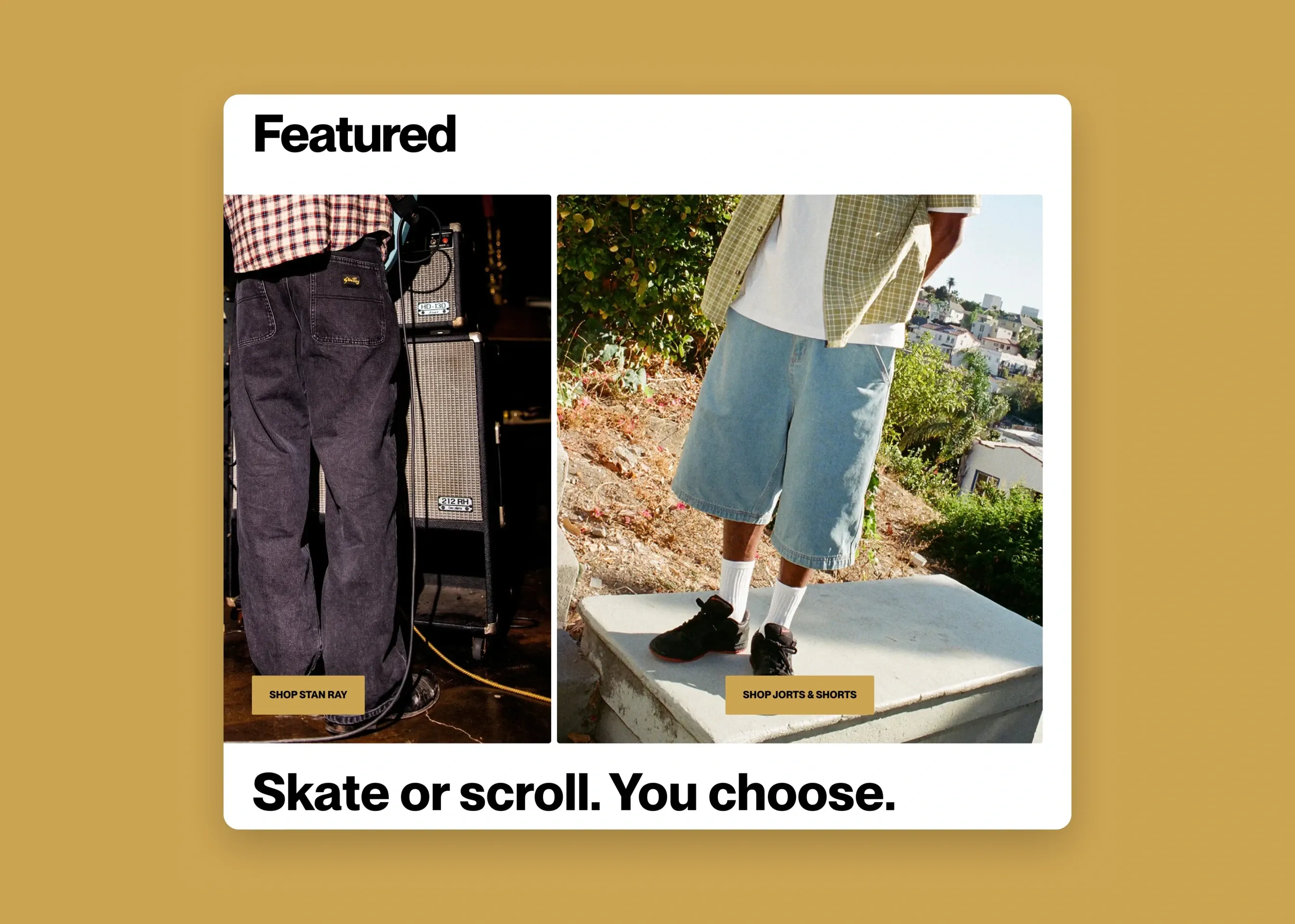 Empire — desktop Featured (Stan Ray, jorts & shorts)