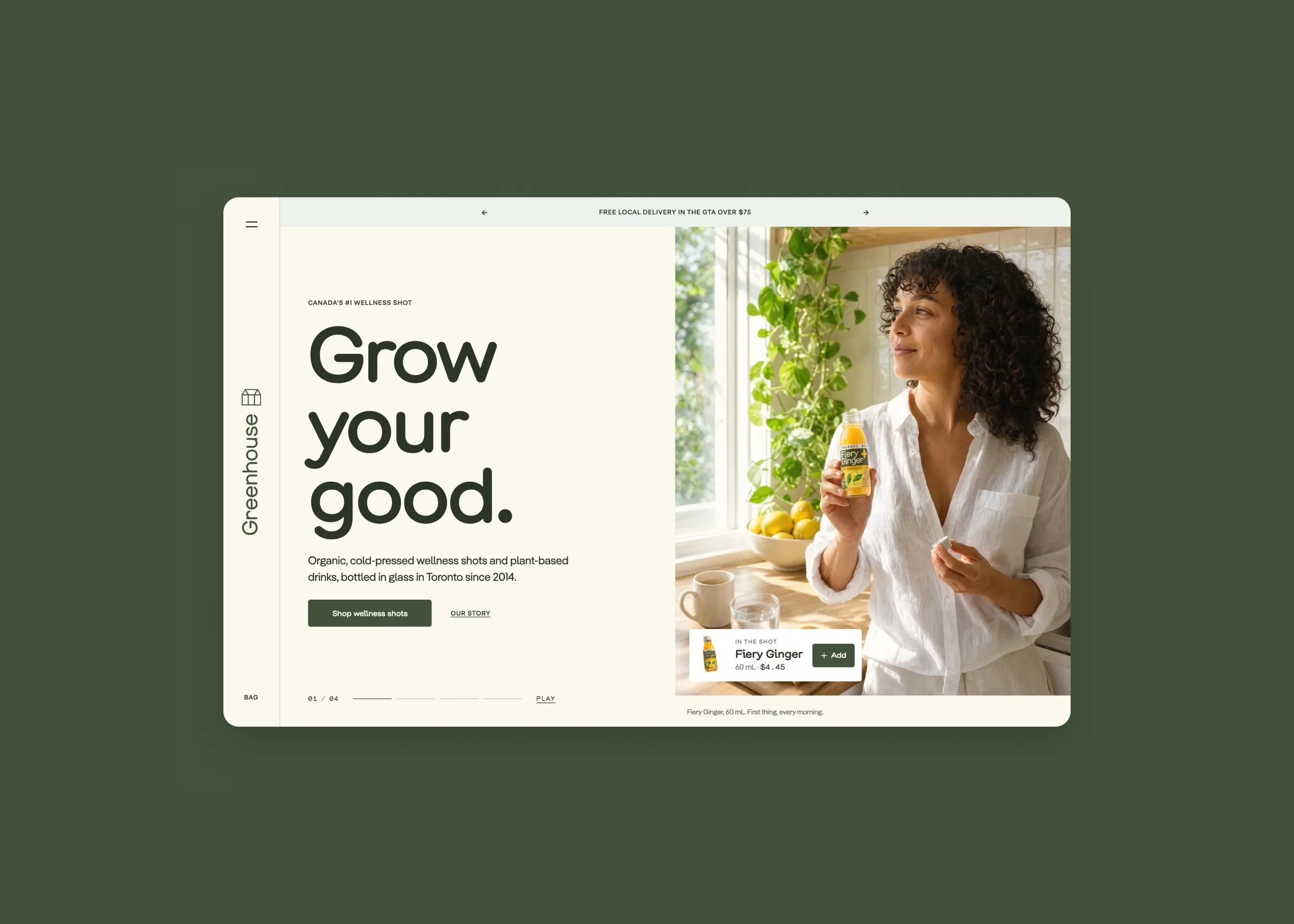 Greenhouse — desktop homepage